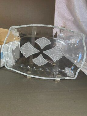 Celebrations by Mikasa Venetian Flair Collection Canapé Tray 9.75” Set Of 3